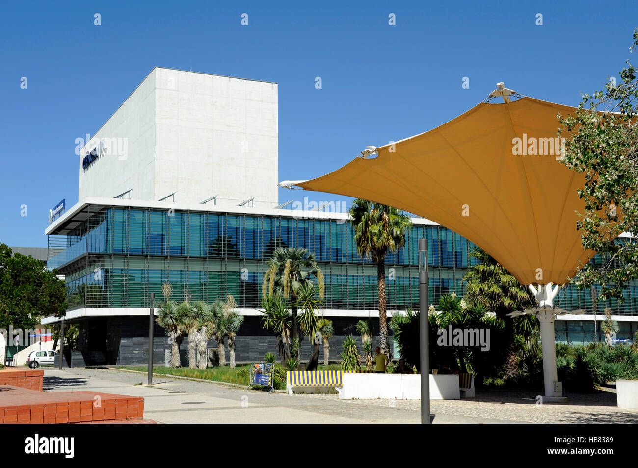 Ciencia Viva, Pavihao de Conhecimento, Pavilion of Knowledge, Joao Luís Carrilho da Graca architect, Parque das Nacoes, Lisbon Stock Photo