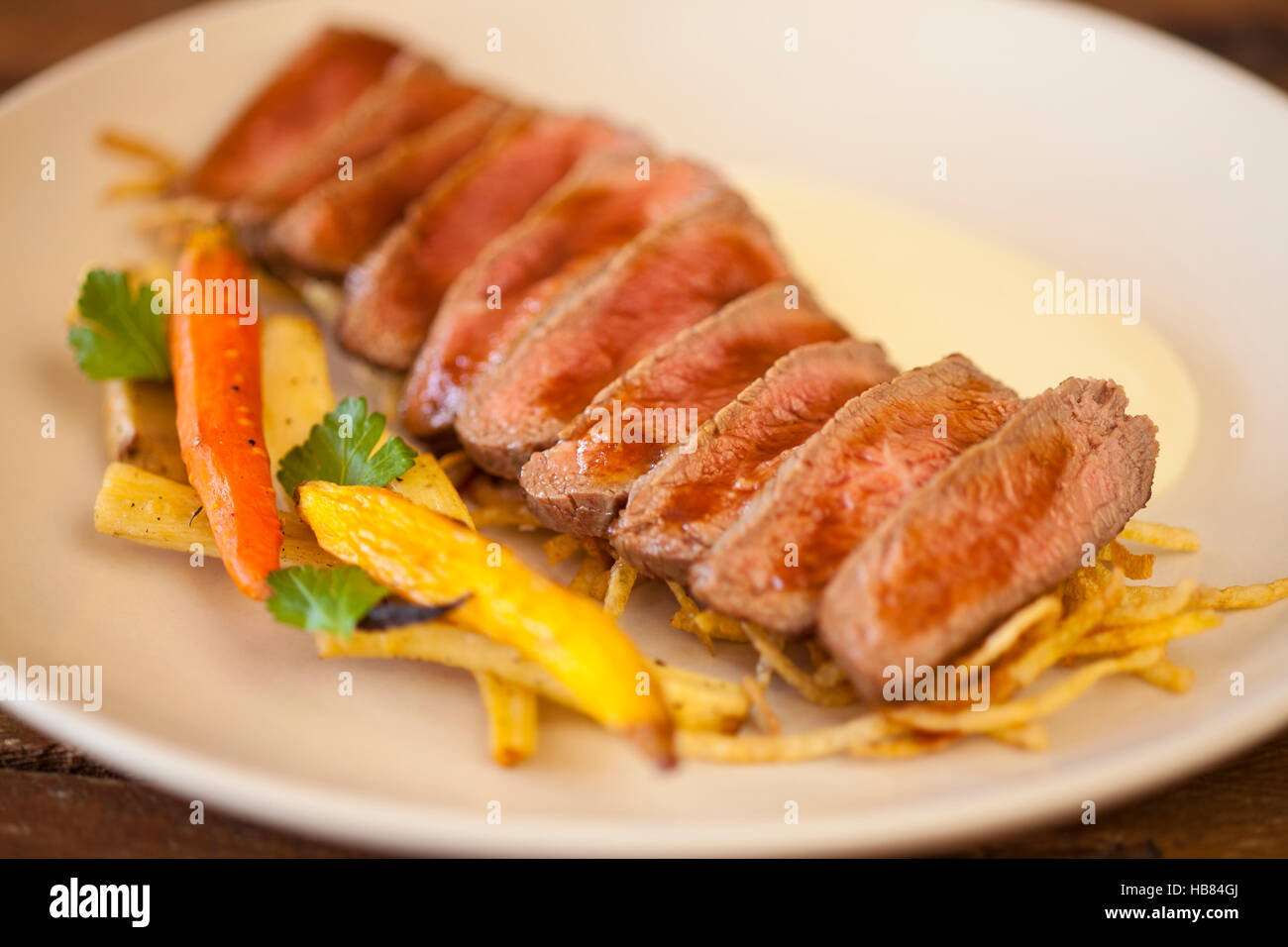 Rib eye rib eye beef steak grilled plated food hi-res stock photography ...