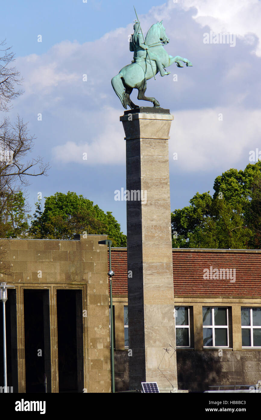 Uhlan monument Stock Photo