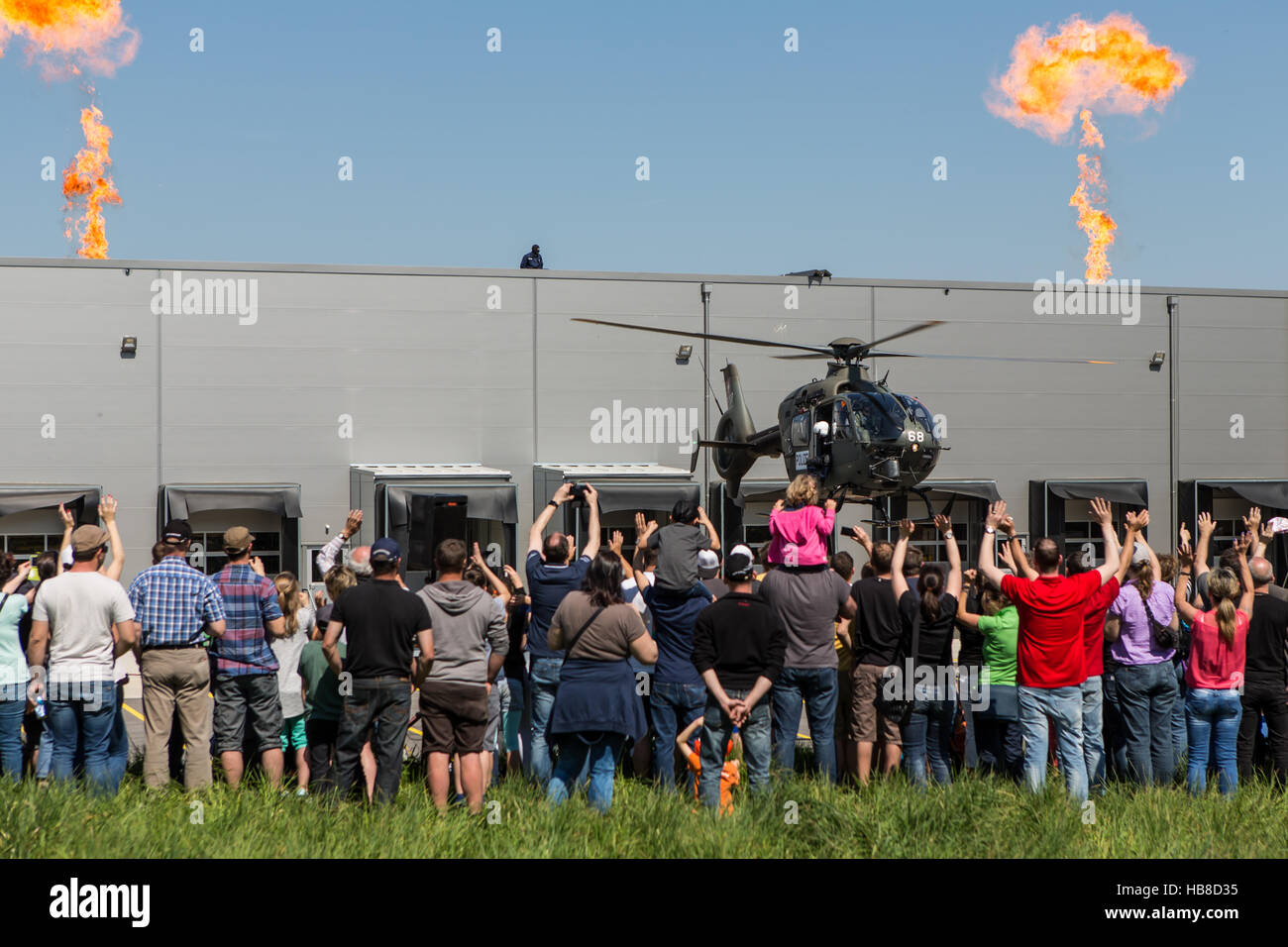 Helicopter EC 635 Stock Photo