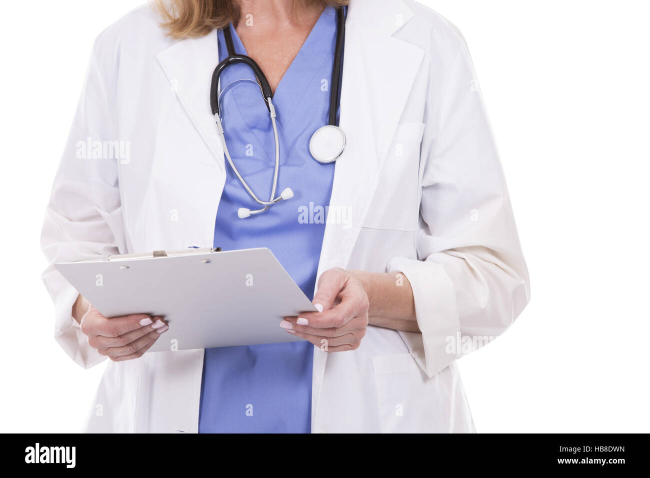 Doctor senior woman documents hi-res stock photography and images - Alamy