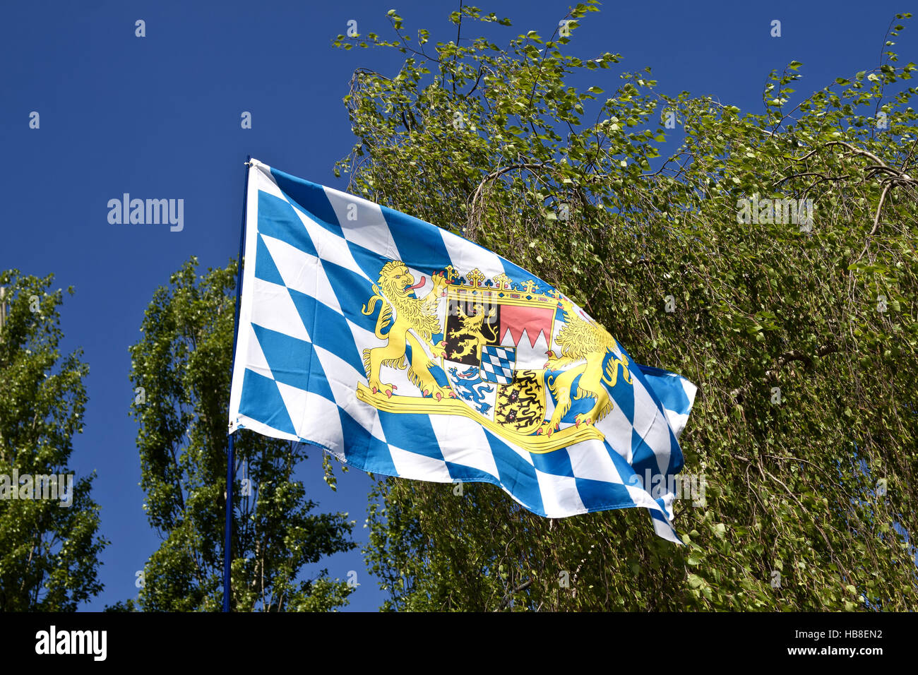 Bayern Flagge Bayerische Fahne' Autocollant