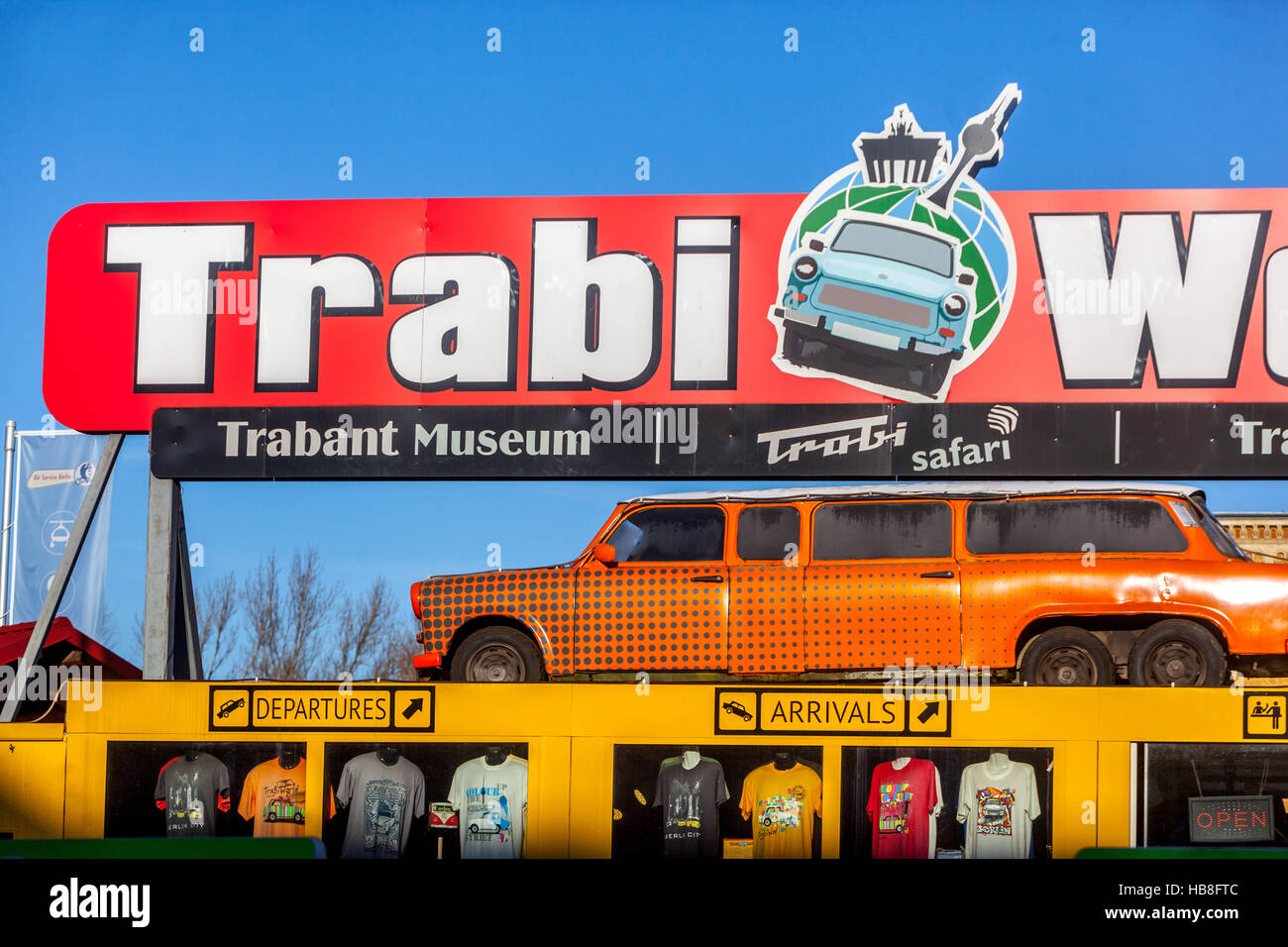 Trabi Museum, Trabant car museum, Friedrichstadt, Berlin, Germany Stock Photo