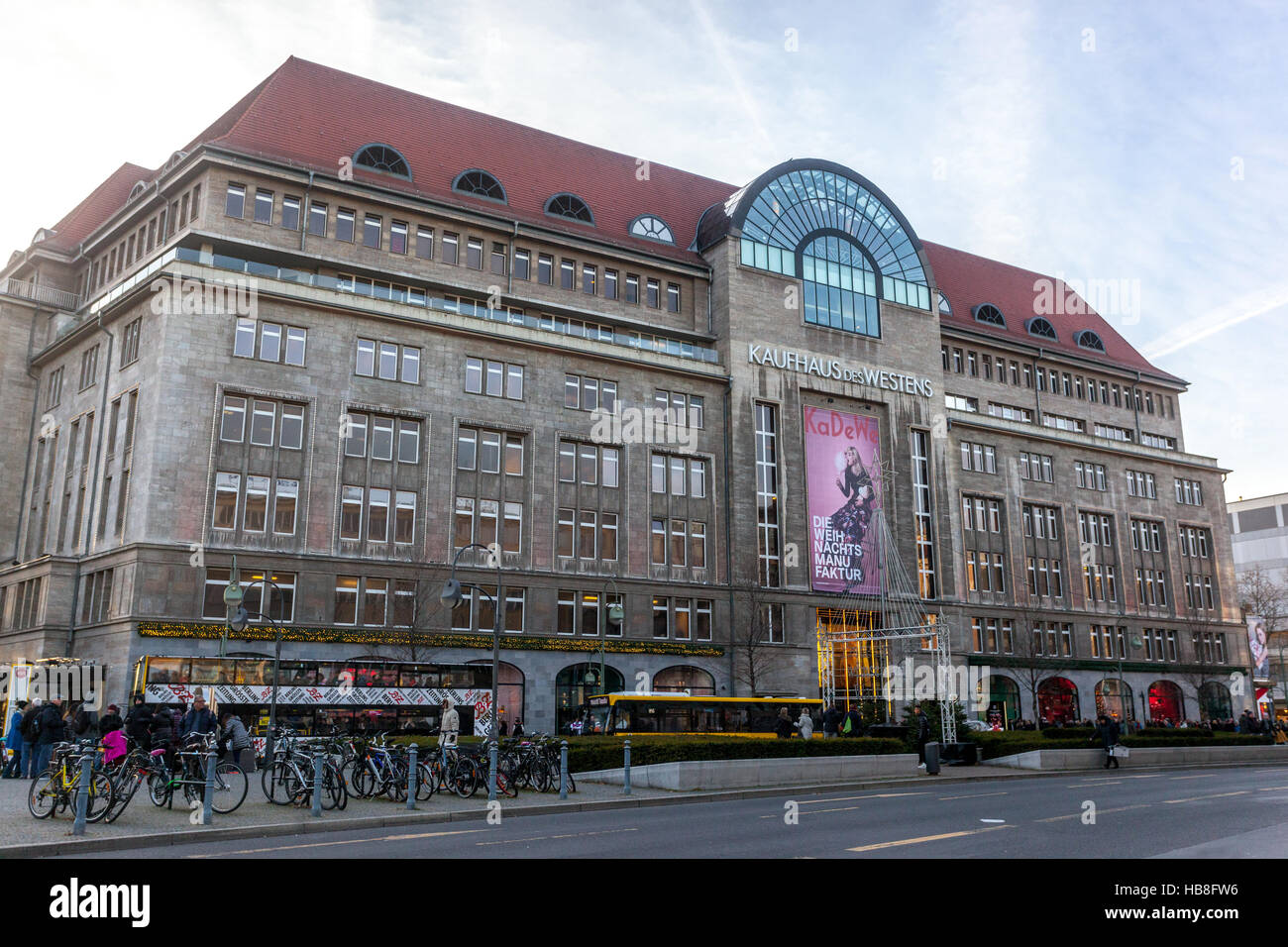 Berlin KaDeWe luxury department store, Tauentzienstrasse, Berlin, Germany Stock Photo