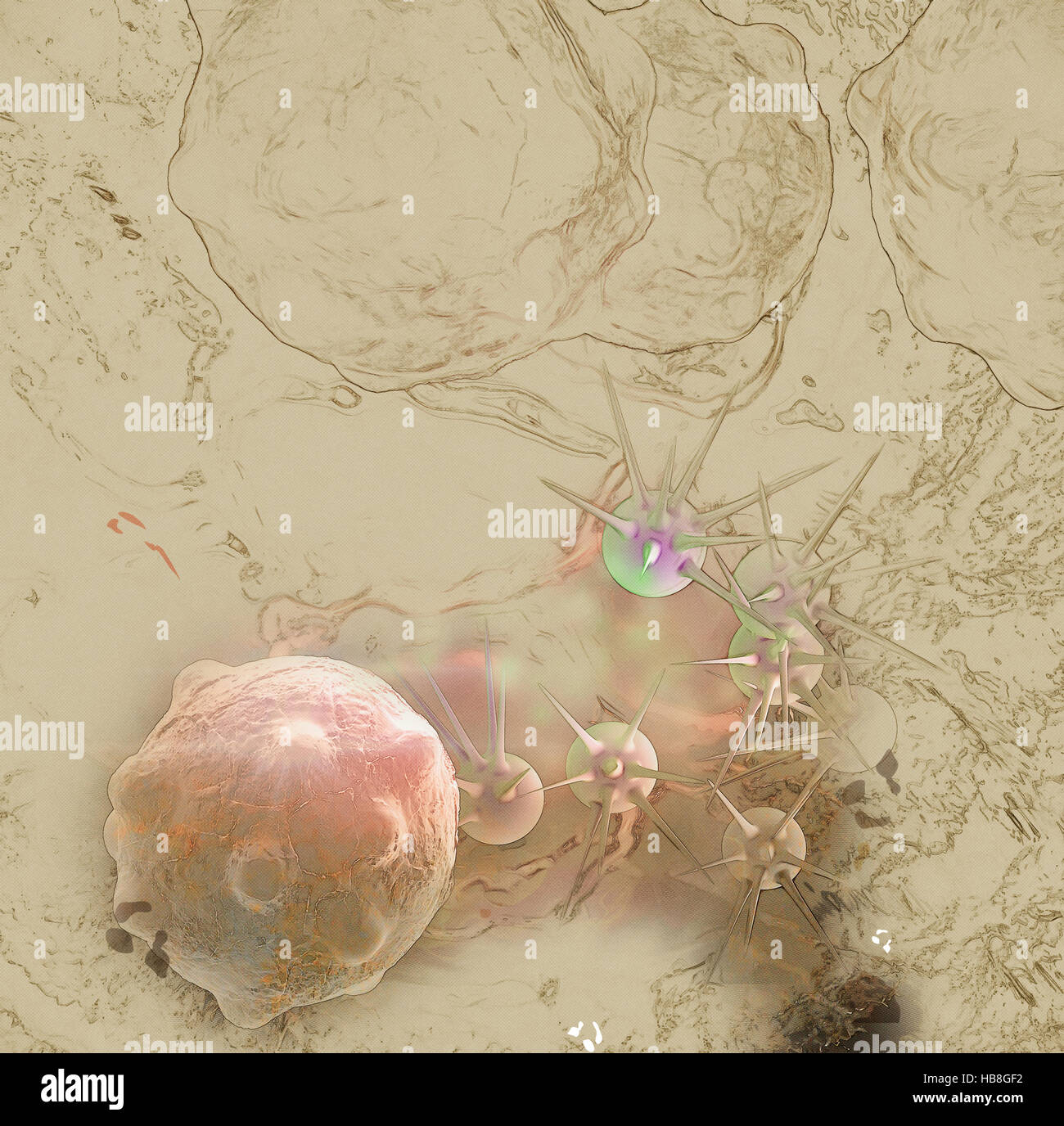 Brain Cell Drawing High Resolution Stock Photography and Images - Alamy
