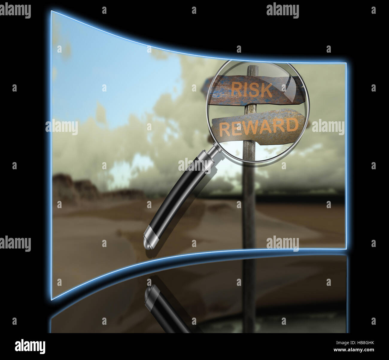 risk - reward Stock Photo - Alamy