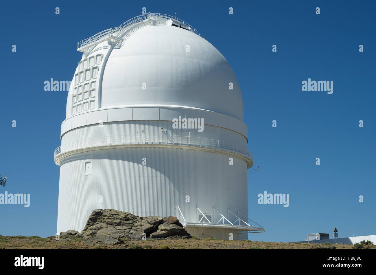 Calar Alto observatory, Almeria Province Spain Stock Photo
