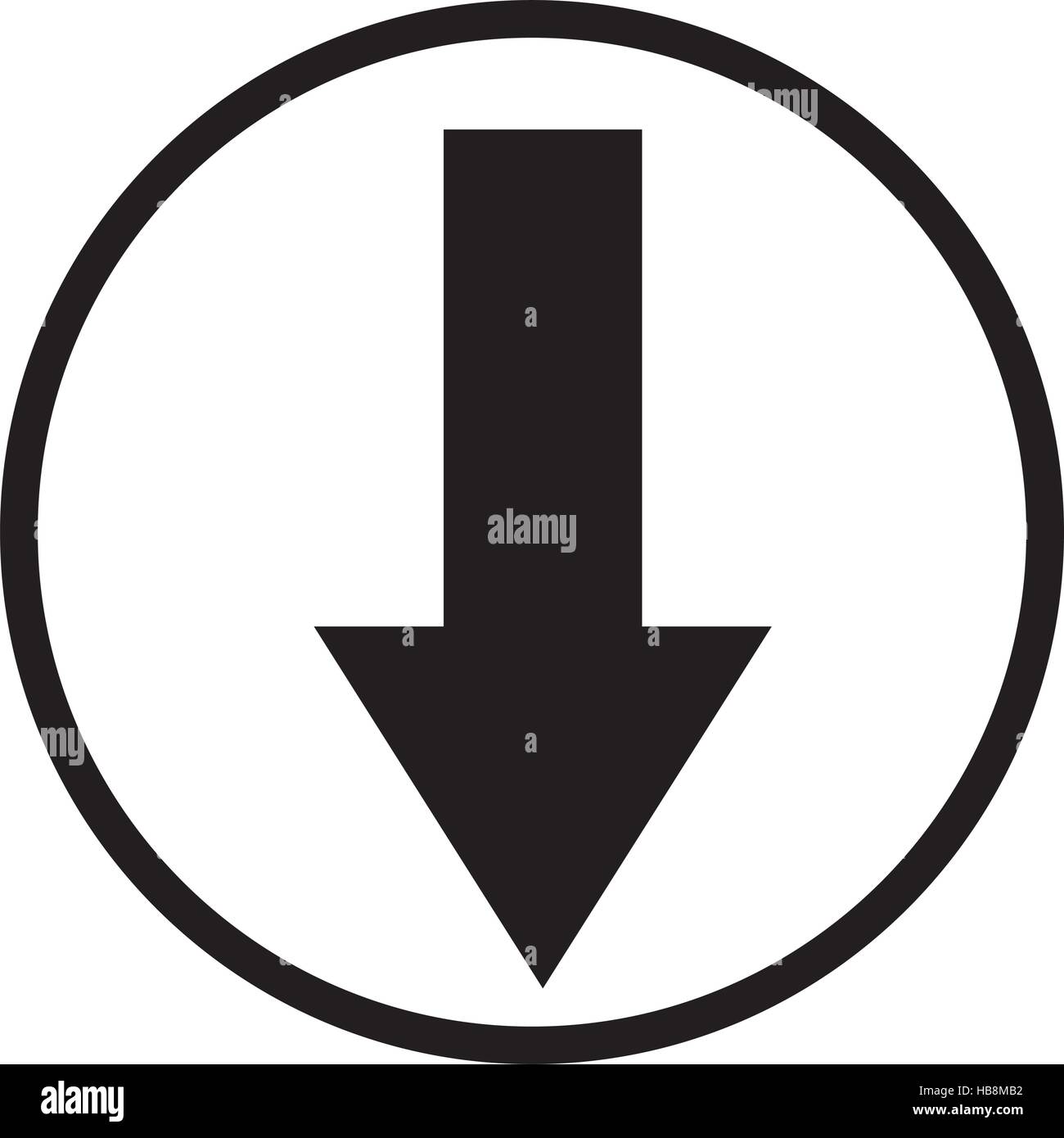 Download arrow inside button icon. Direction element and web theme ...