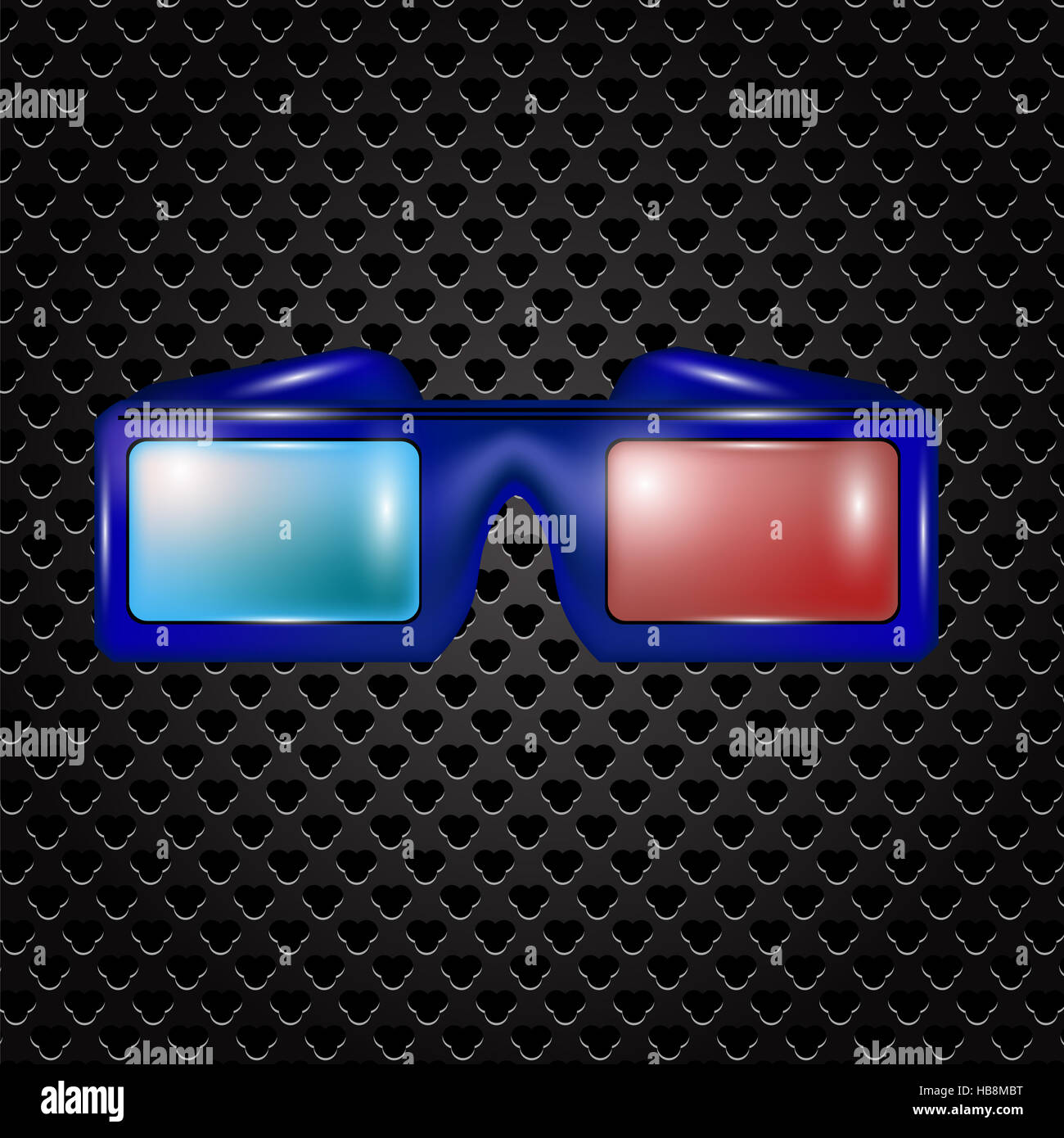 Glasses for Watching Movies Stock Photo Alamy