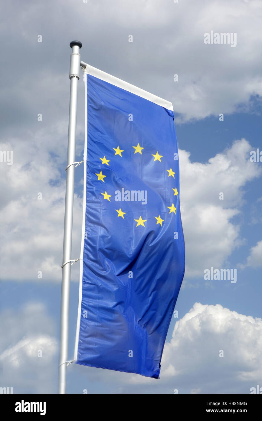 flag of EU Stock Photo