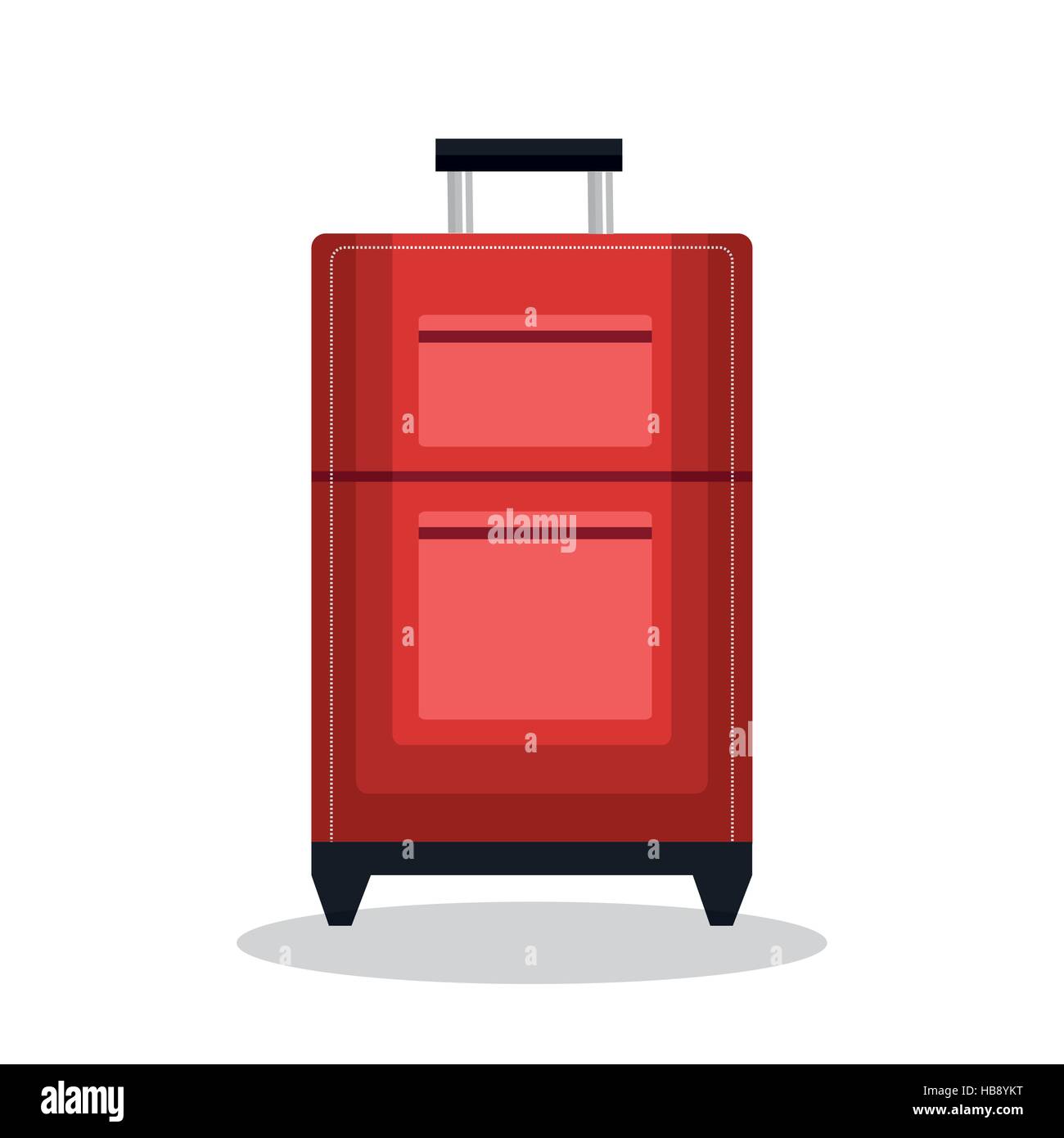 suitcase travel isolated icon vector illustration design Stock Vector ...