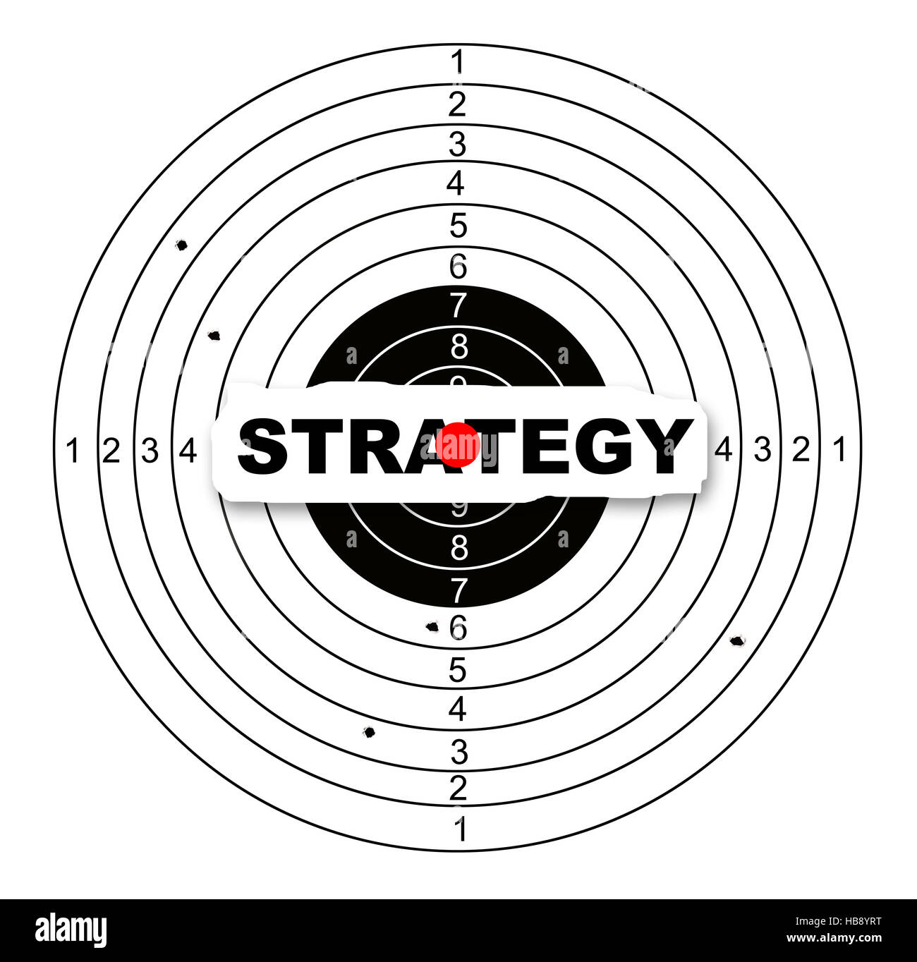 Hitting the target Stock Photo Alamy