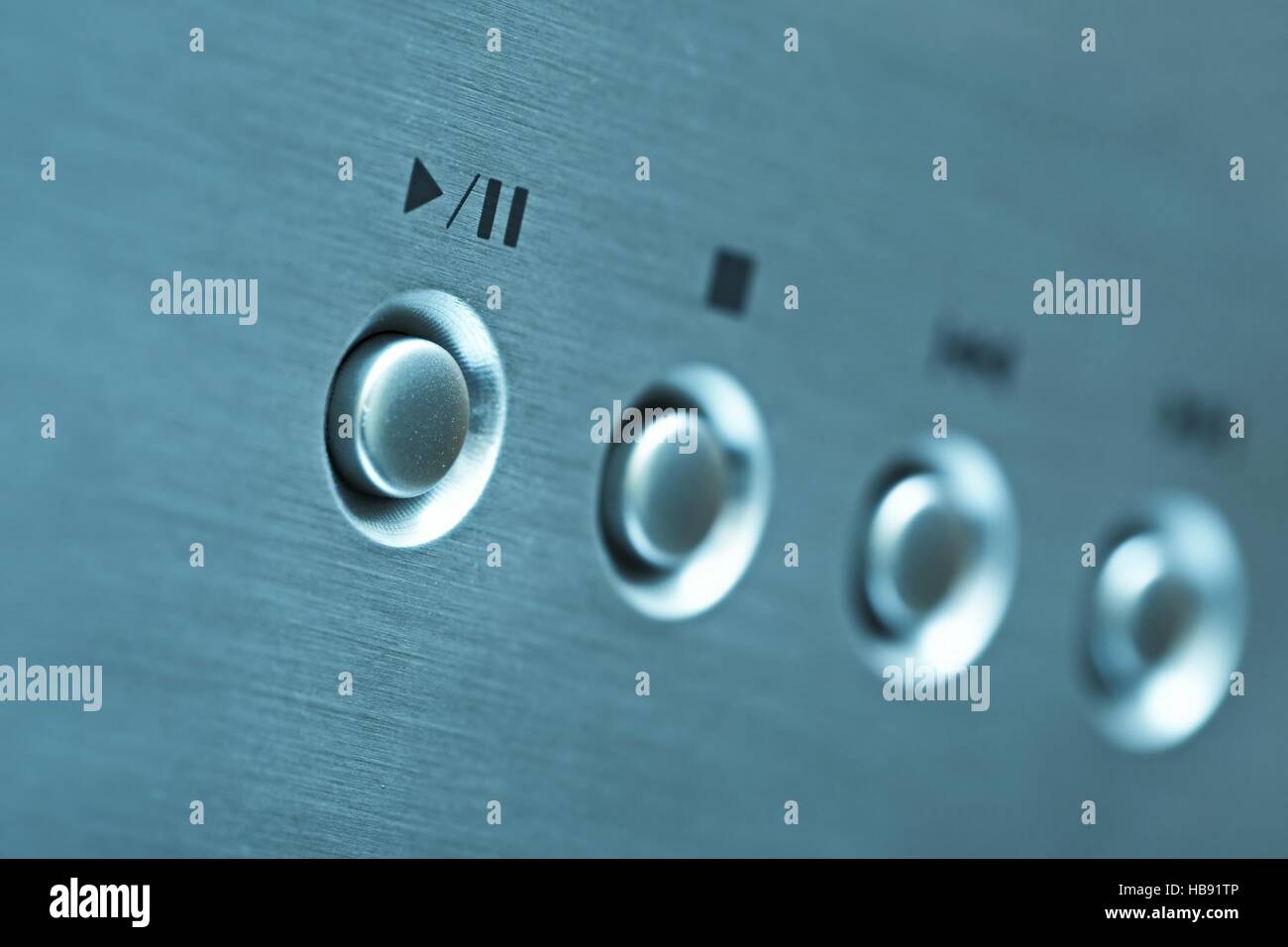 Play and Pause button Stock Photo - Alamy