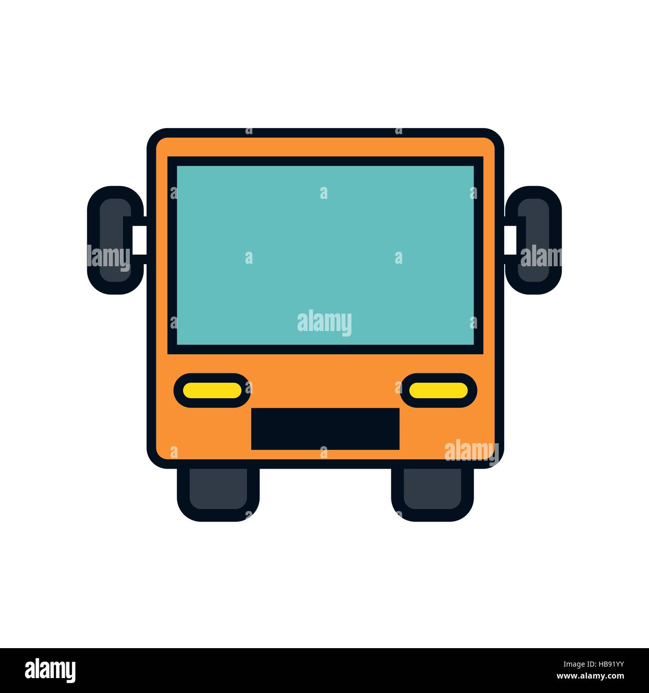 bus vehicle isolated icon vector illustration design Stock Vector Image ...