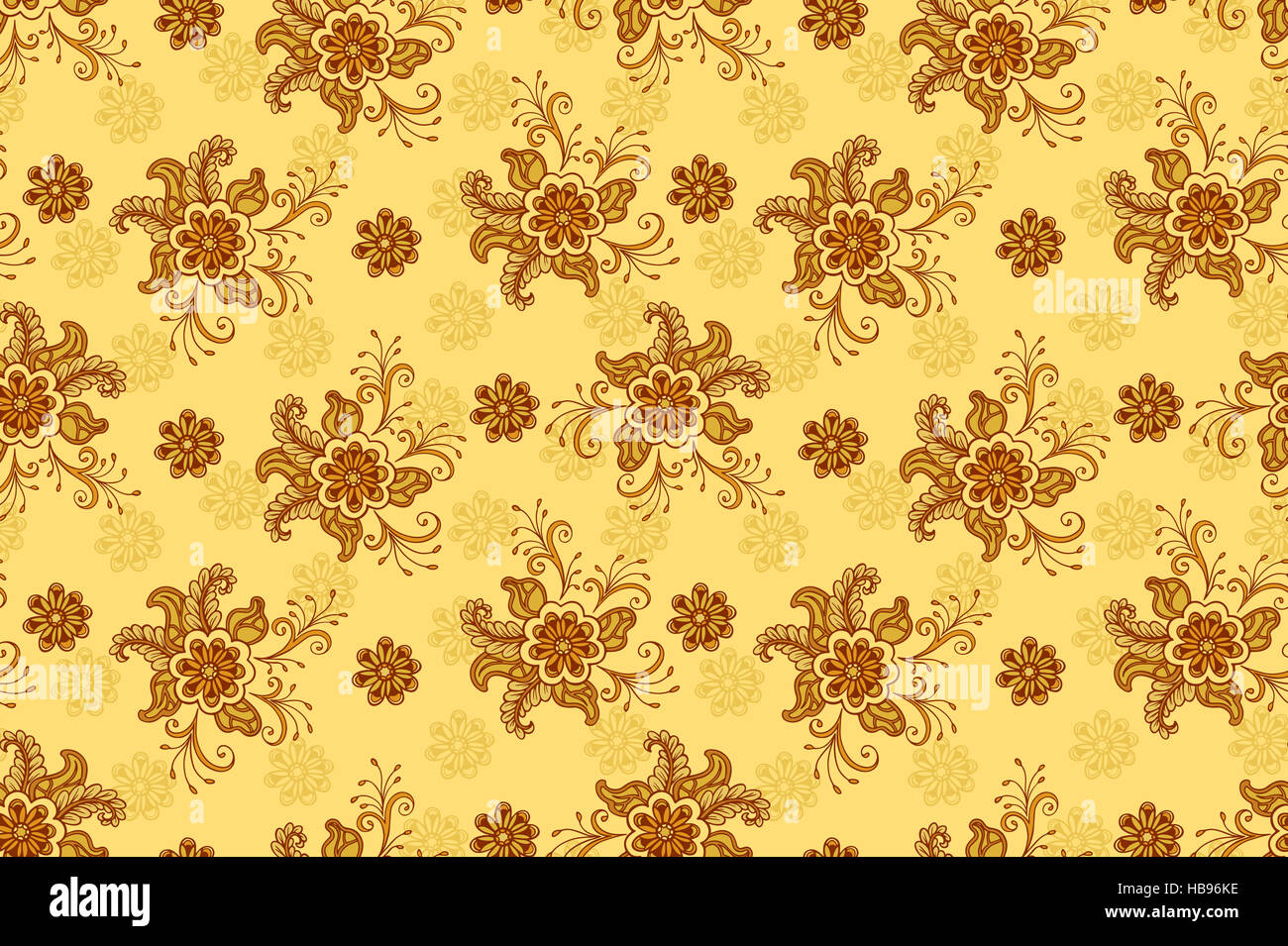 Seamless floral background Stock Photo - Alamy