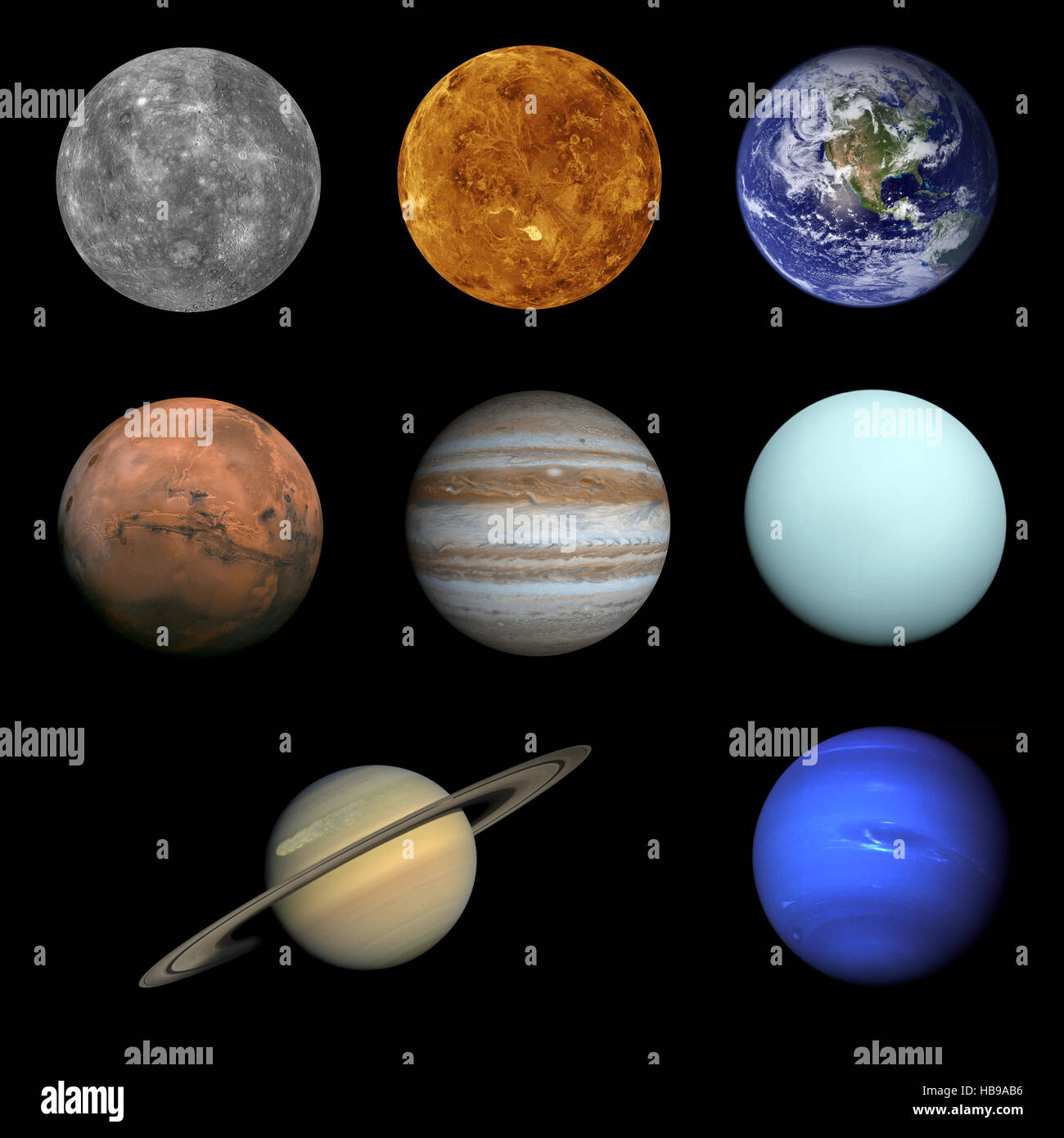 What Color Are All The Planets