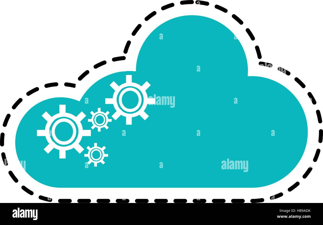 Isolated cloud computing design Stock Vector Image & Art - Alamy