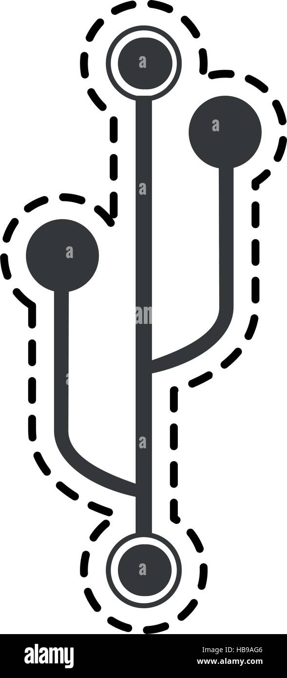 Usb circuit design Stock Vector Image & Art - Alamy