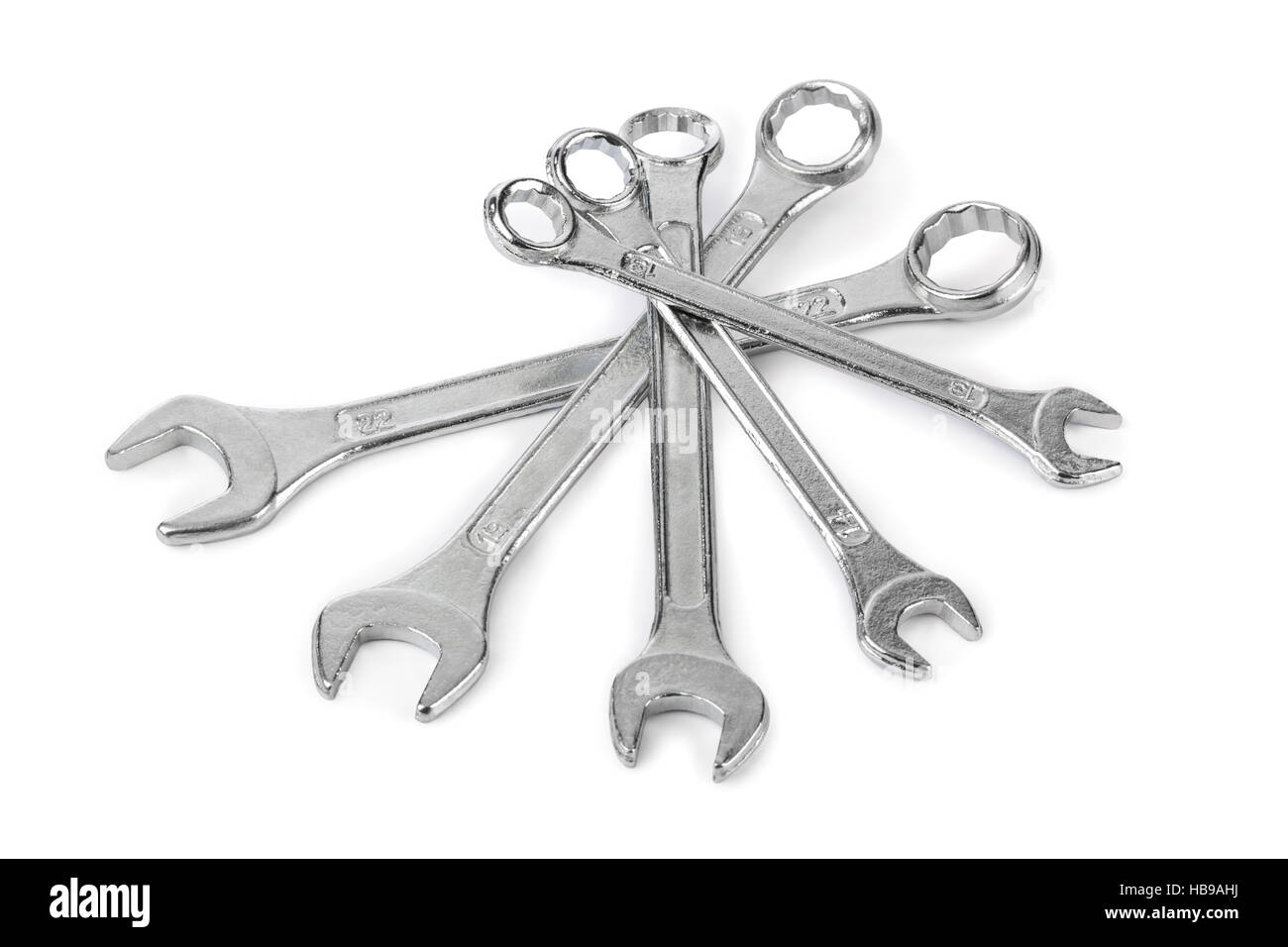 Set of wrenches Stock Photo Alamy
