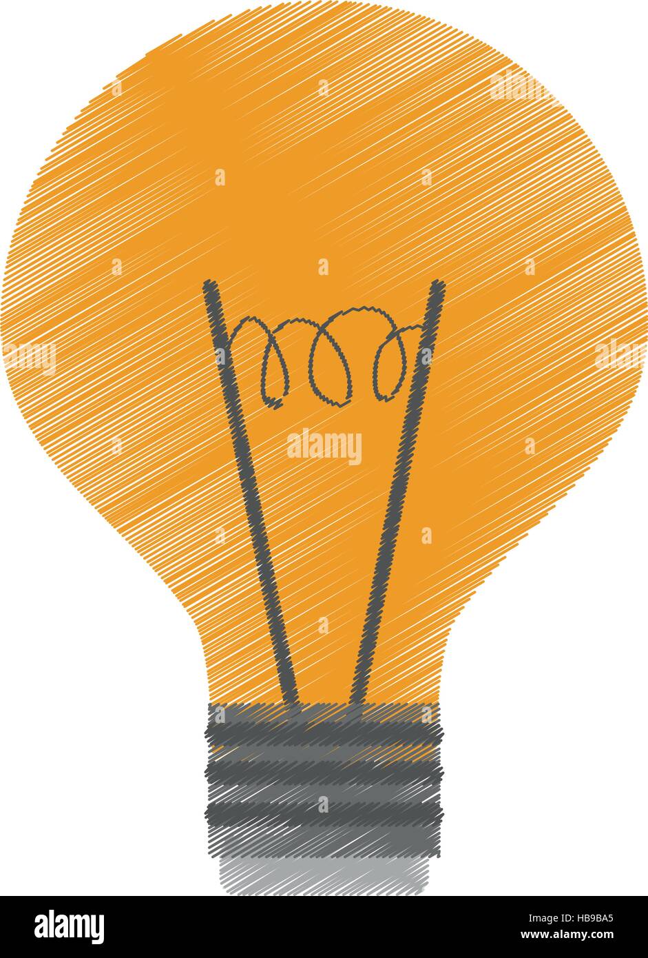 Isolated light bulb design Stock Vector Image & Art - Alamy