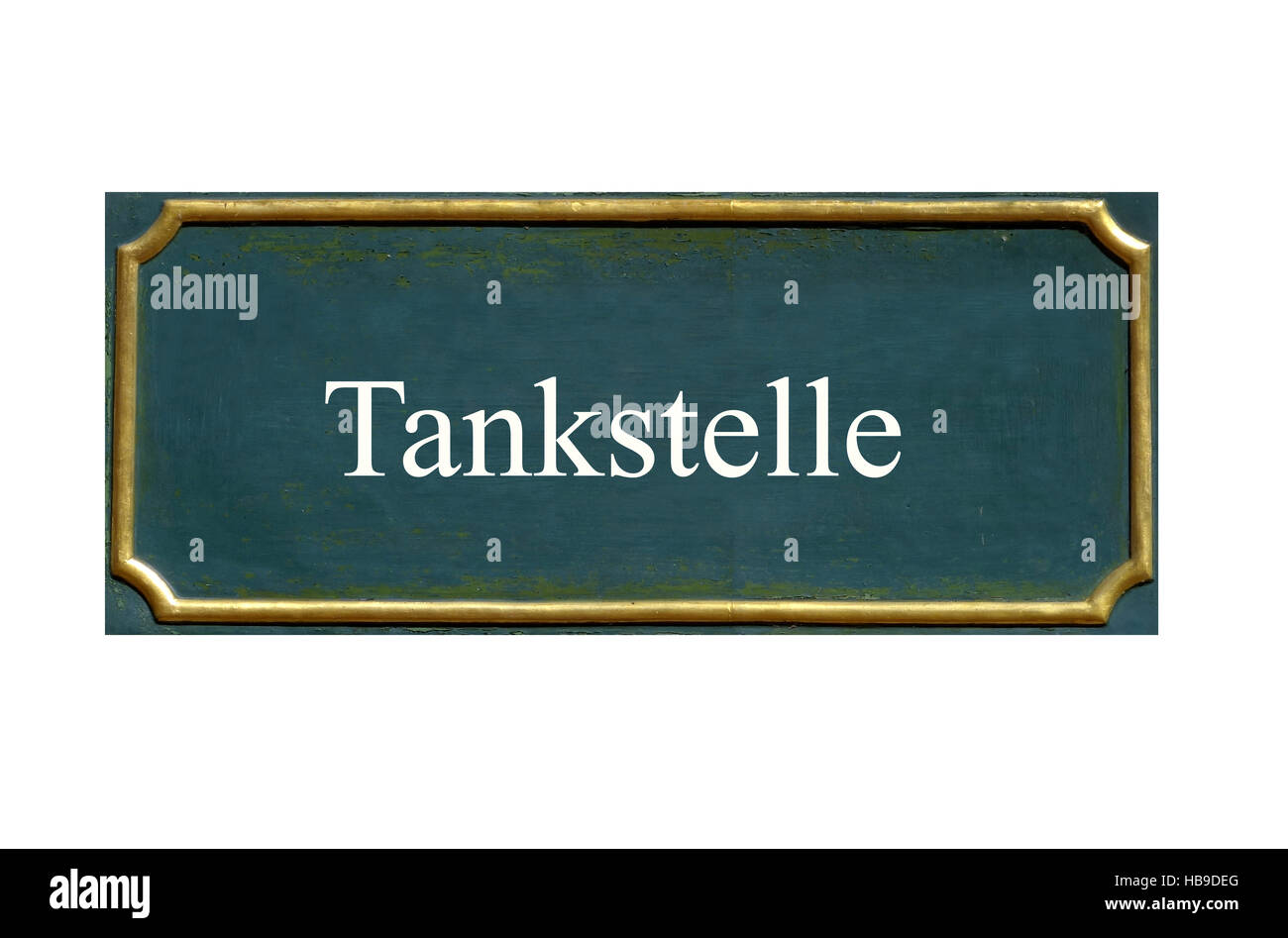 shield tankstelle Stock Photo
