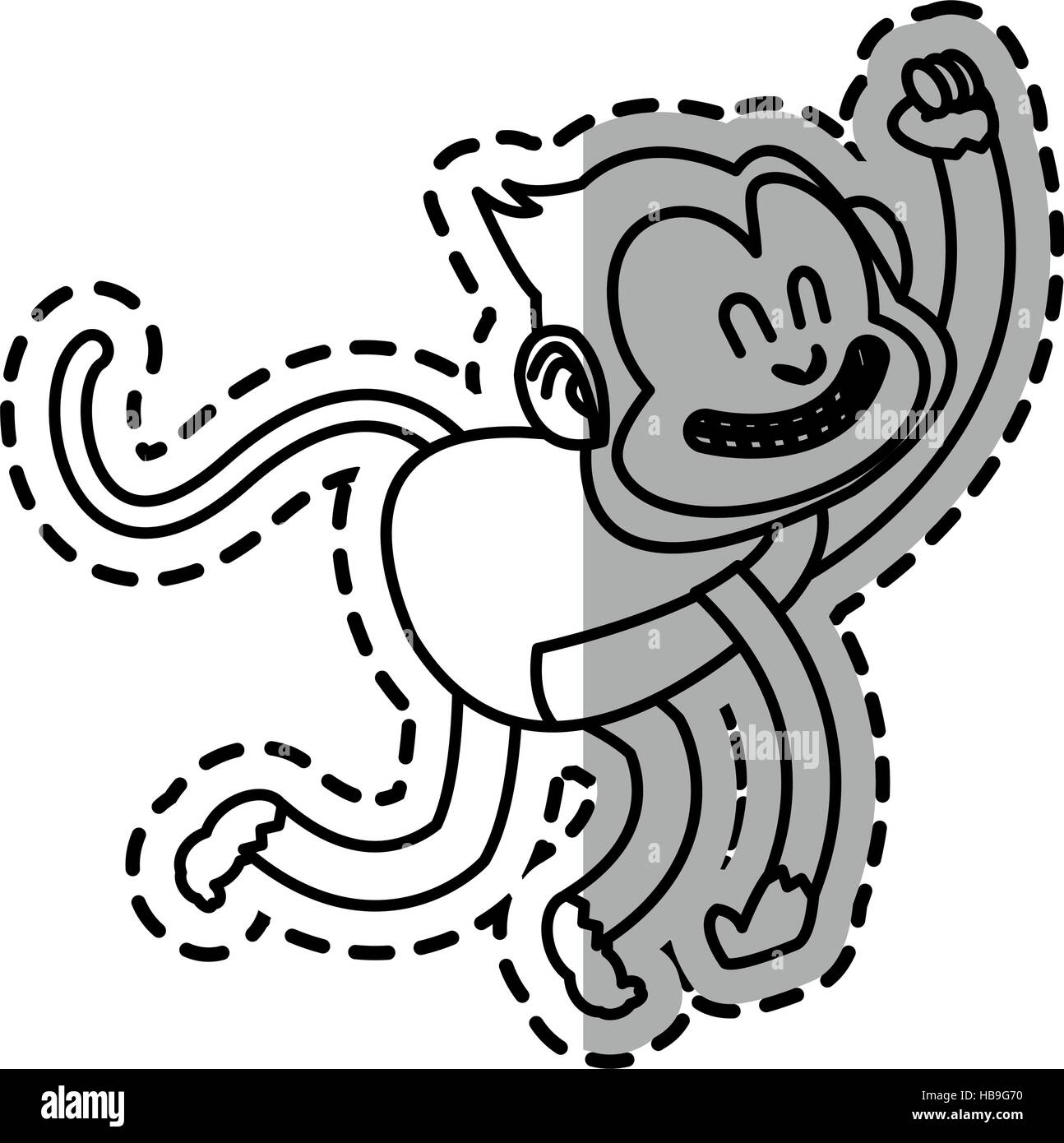 Isolated monkey cartoon design Stock Vector Image & Art - Alamy
