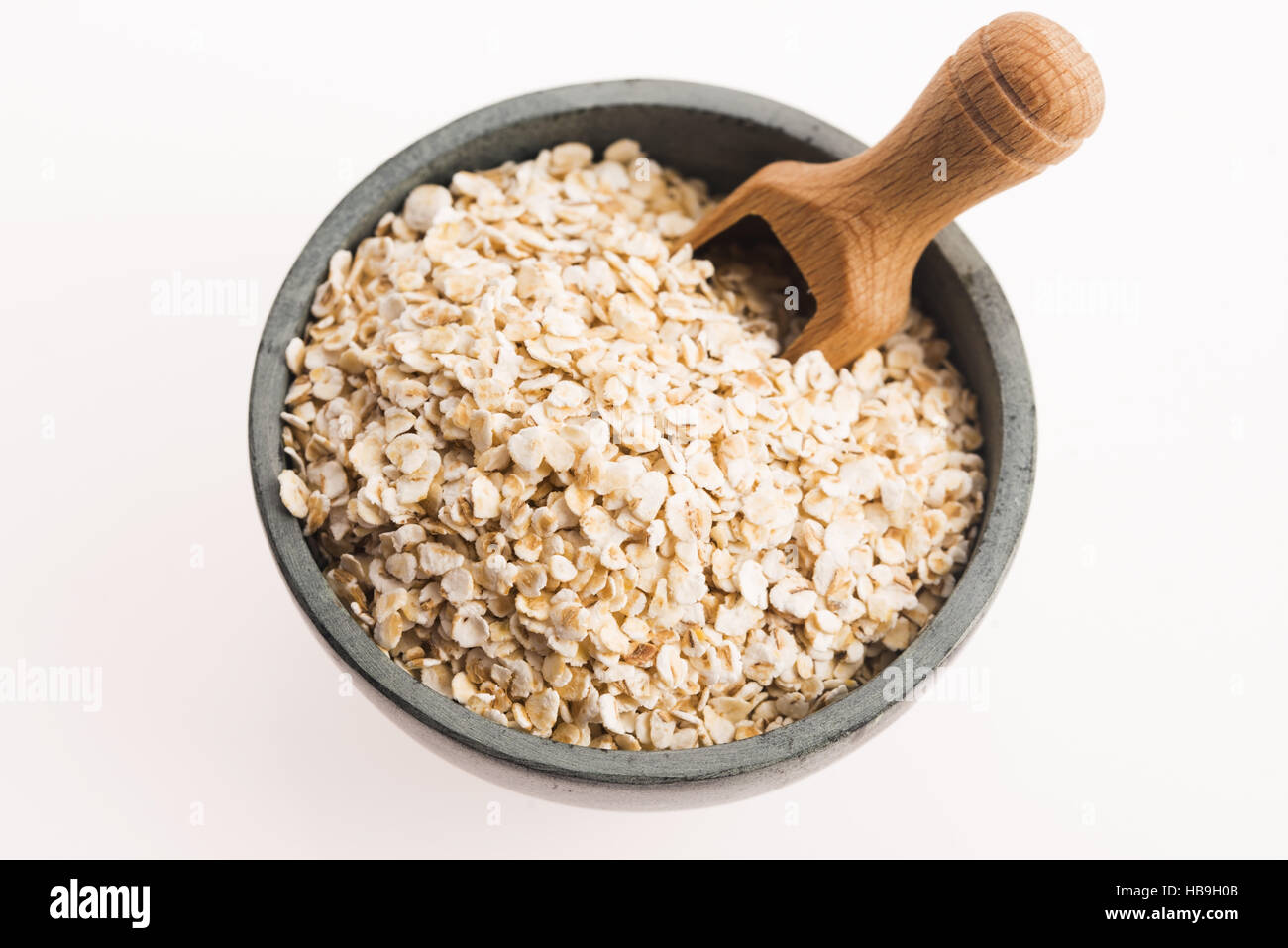 Oat flakes in bowl Stock Photo Alamy