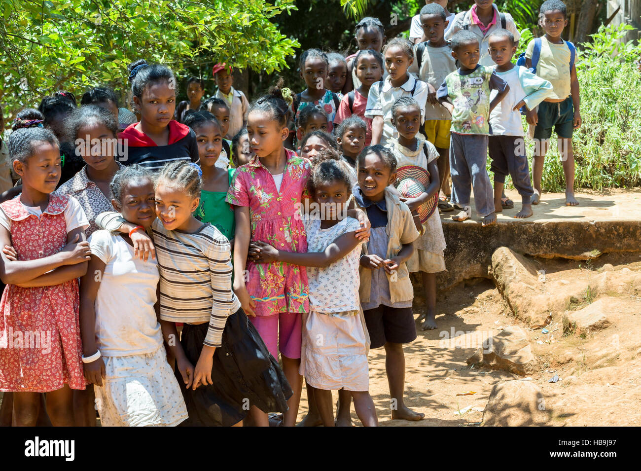 Madagascar poor children hi-res stock photography and images - Alamy