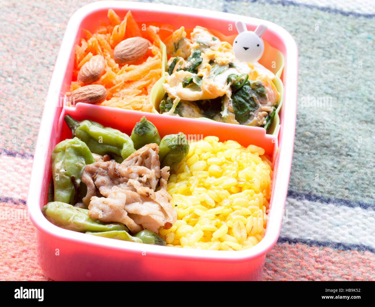 Japanese cuisine, foods contained a tiny lunch box called Bento in