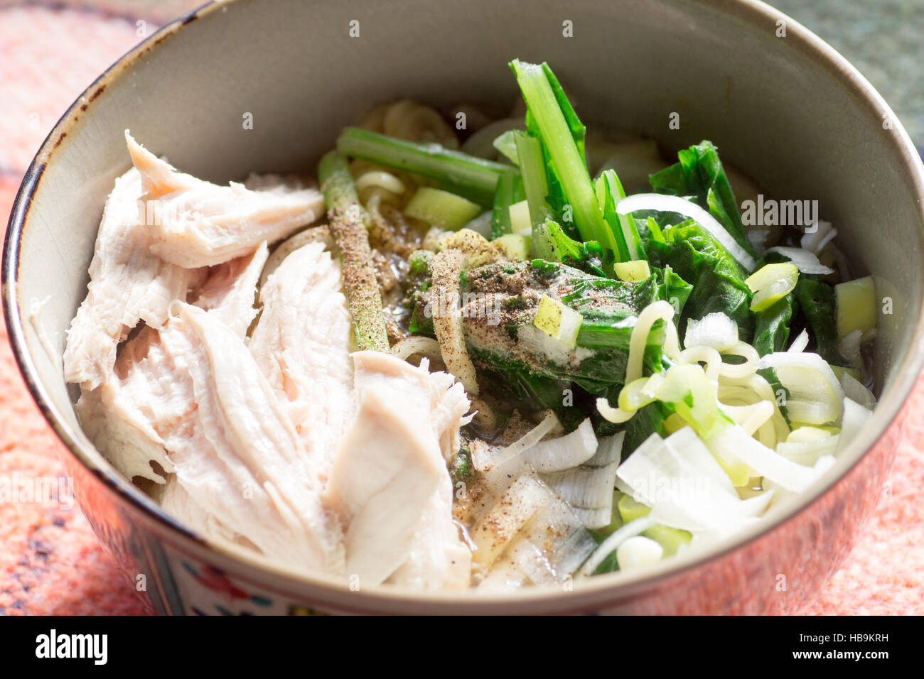 Japanese cuisine, Japanese noodles called ramen with chicken