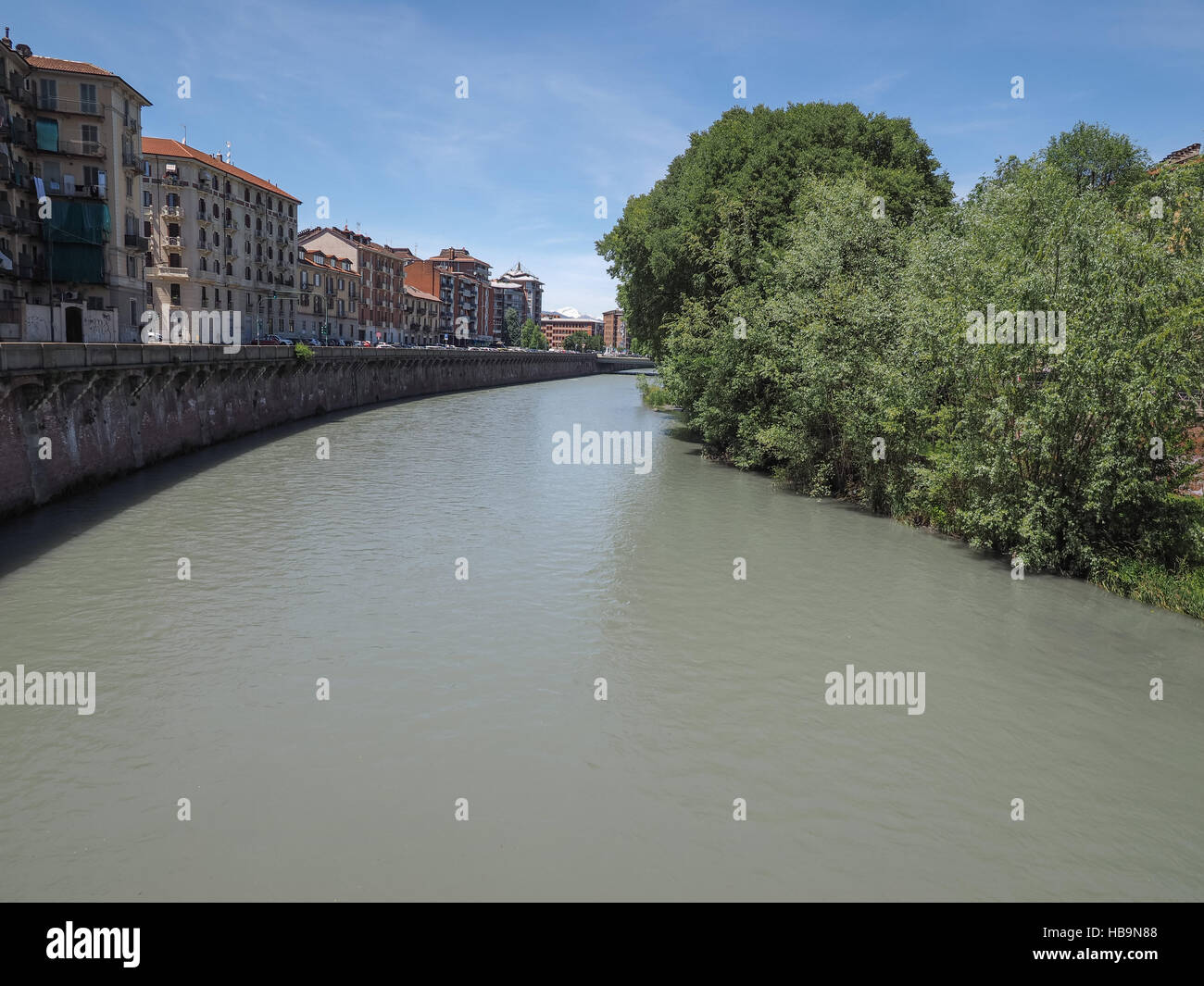 Turin Italy Rivers River Dora in Turin Stock Photo - Alamy