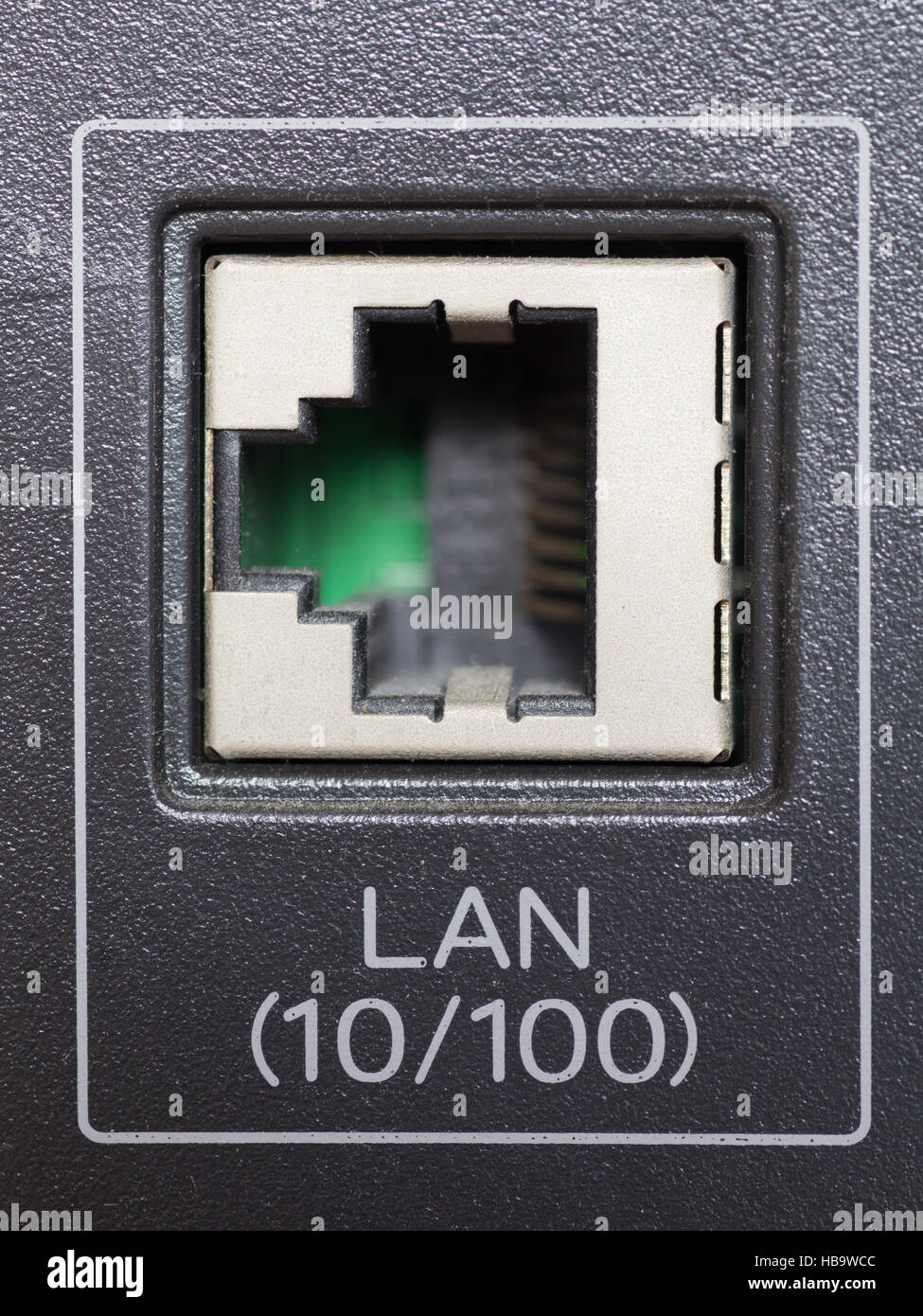 The series of back panel of a television, LAN Stock Photo