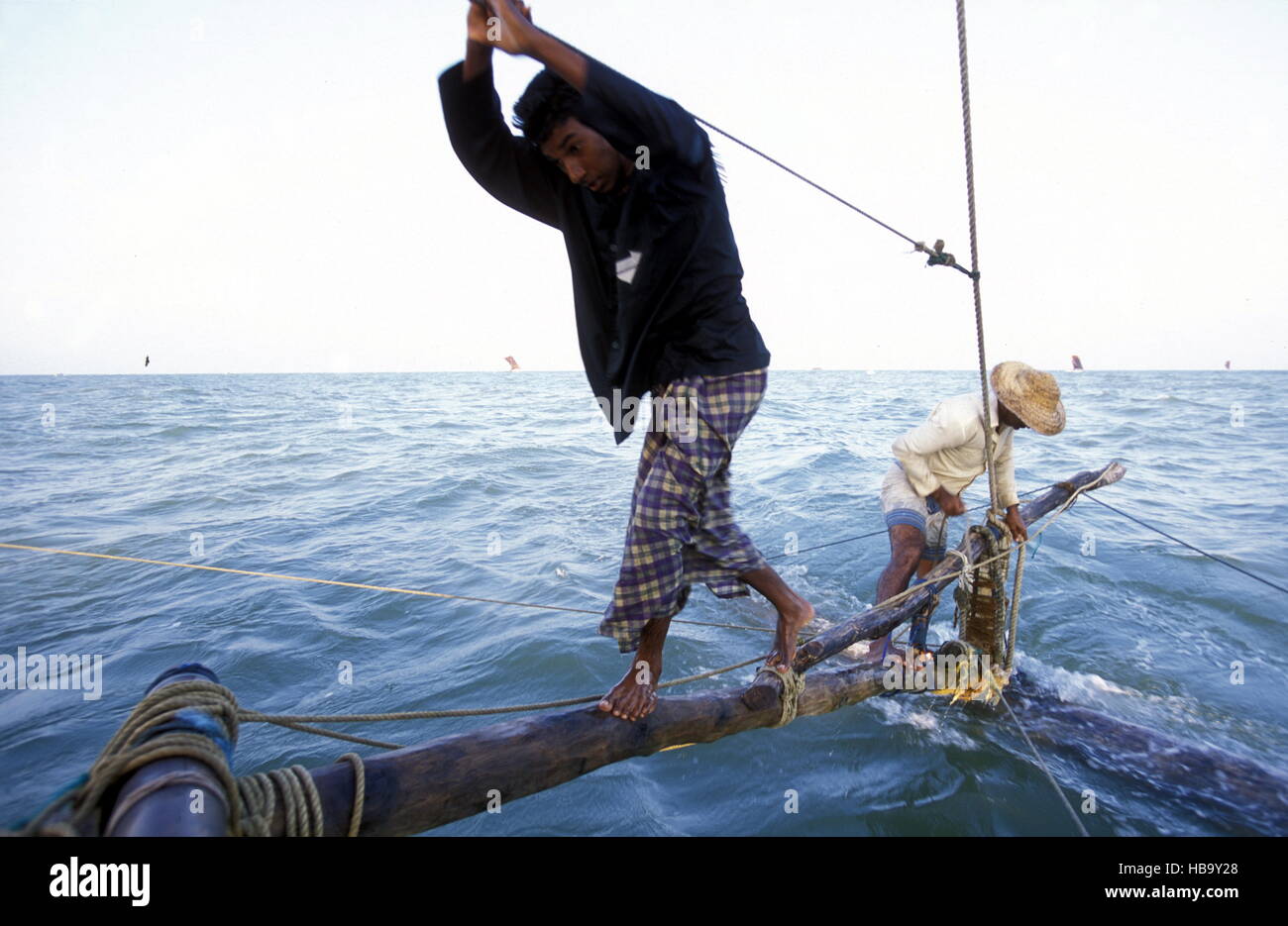 SRI LANKA NEGOMBO FISHERMEN Stock Photo - Alamy