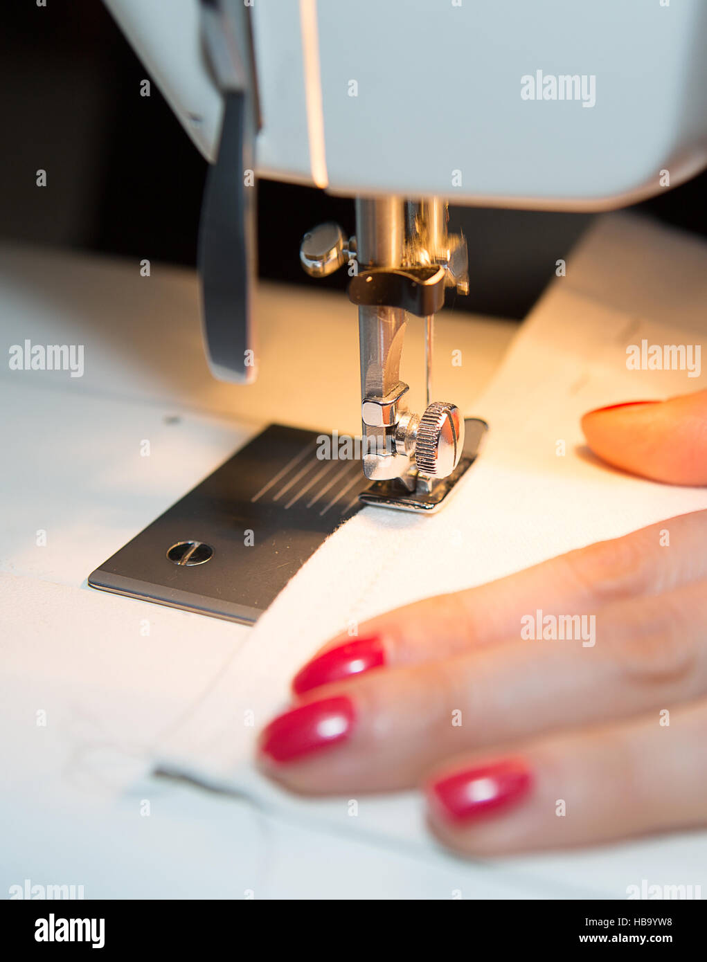 sewing machine Stock Photo