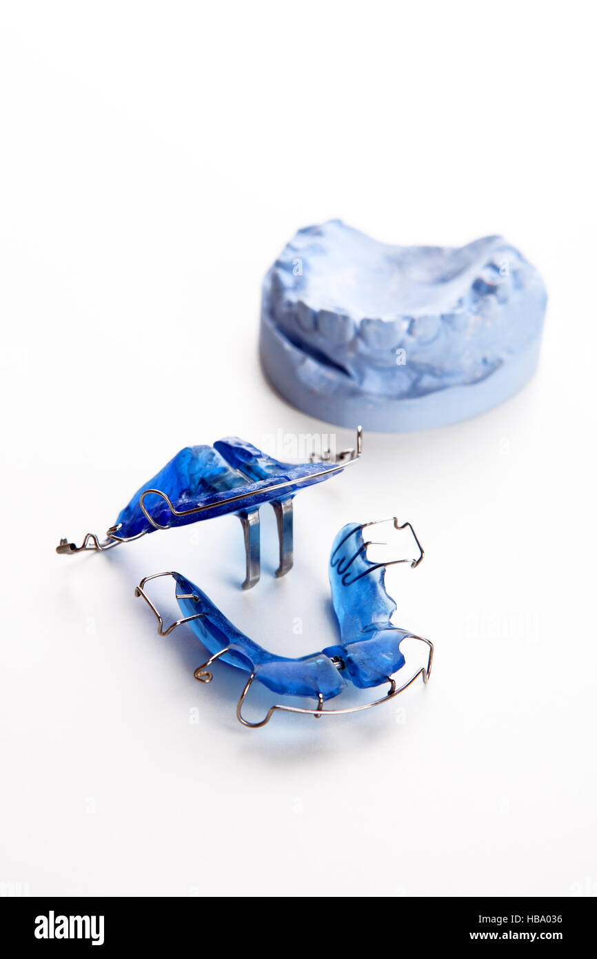 Dental brace Stock Photo