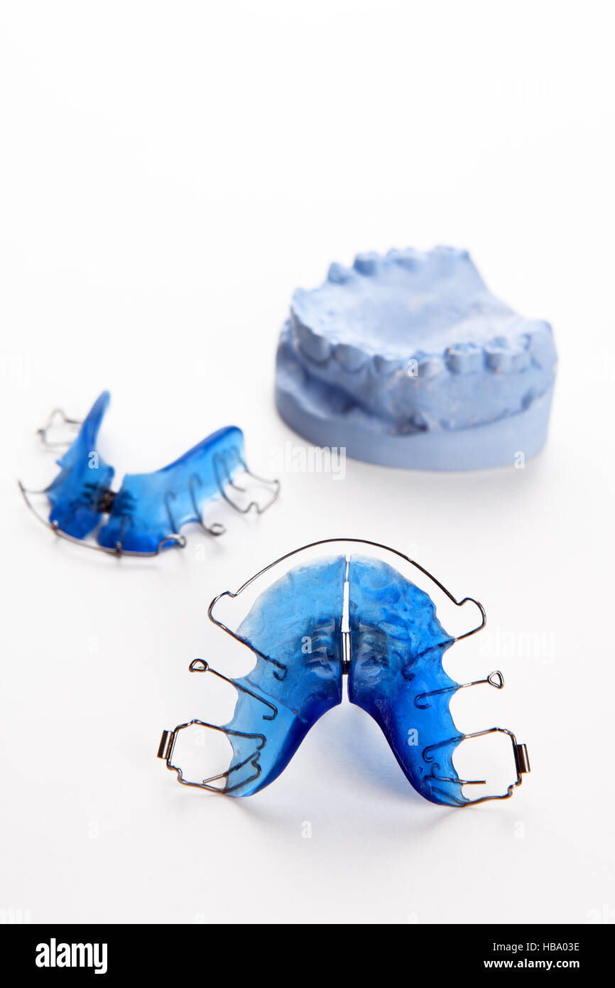 Dental brace Stock Photo