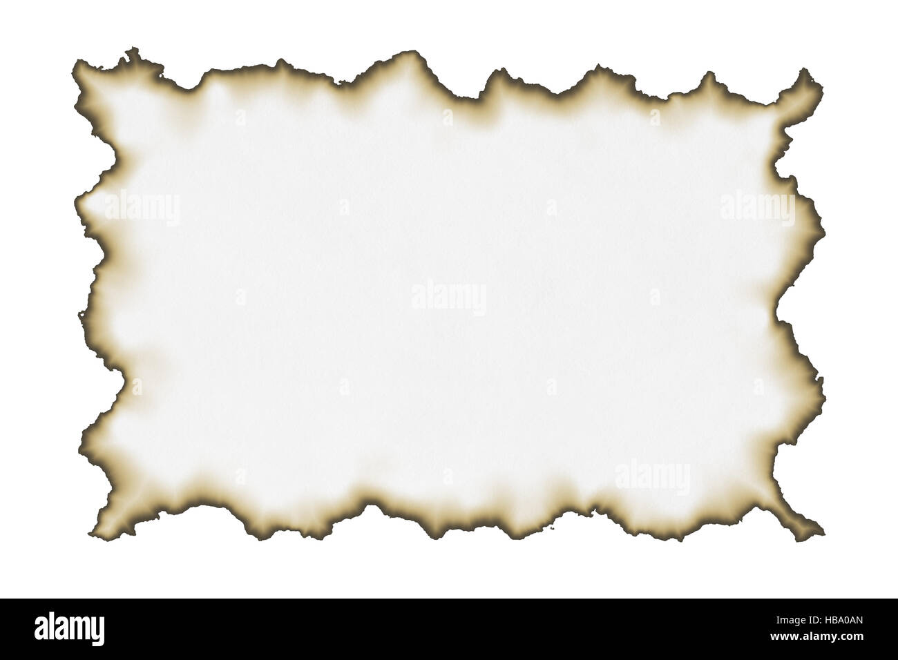 Old Paper With Burnt Edges