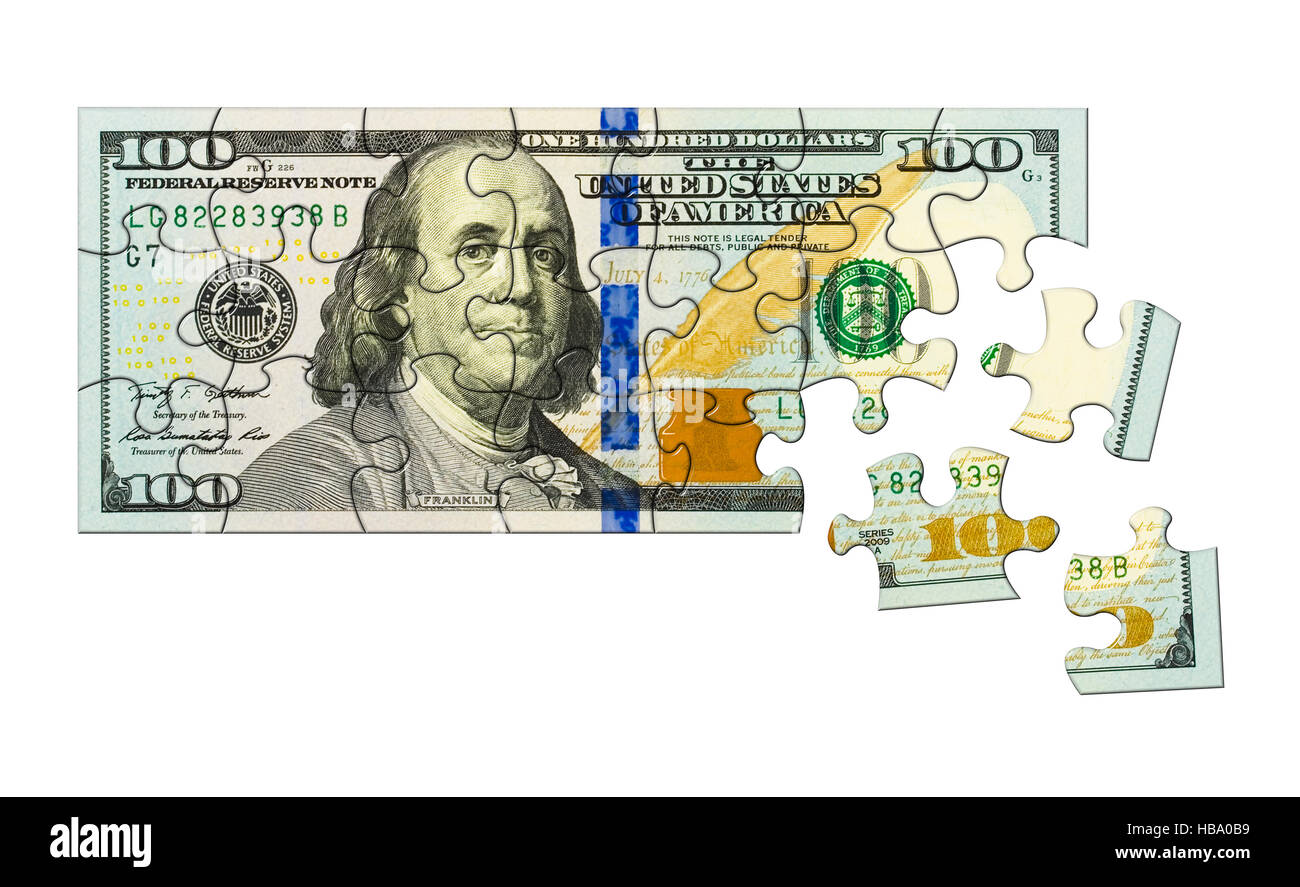 Money puzzle Stock Photo Alamy