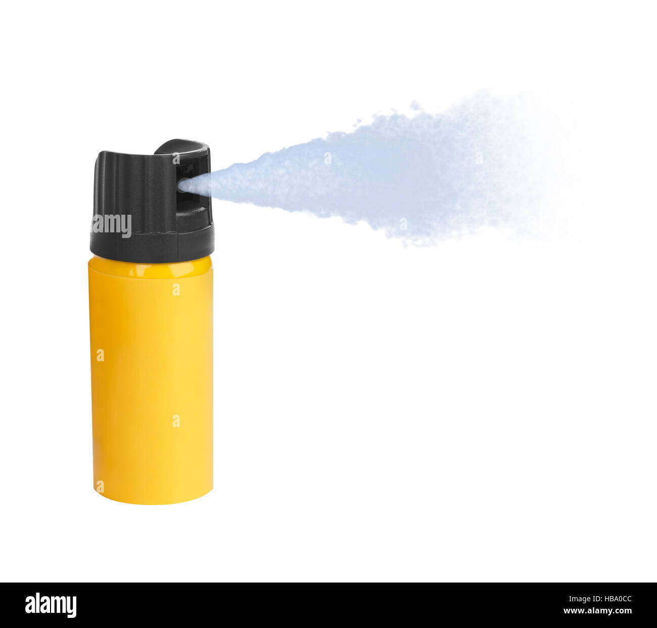 Bottle of pepper spray Stock Photo