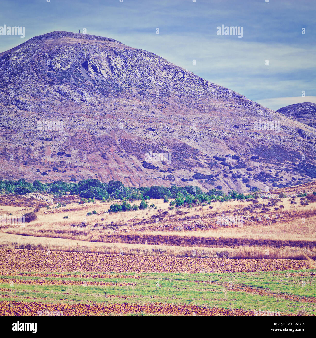 Cantabrian Mountain Stock Photo