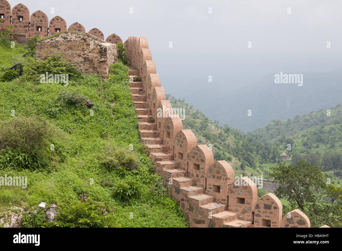 A landscape of Chittorgarh Fort, Rajasthan , India. Stock Photo