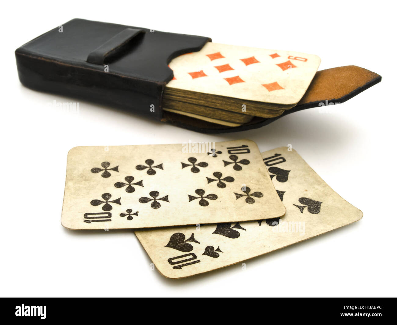 Old Playing Cards Stock Photo