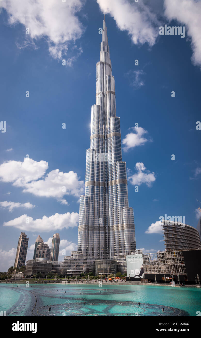 Burj Khalifa, the tallest building in the world Stock Photo Alamy