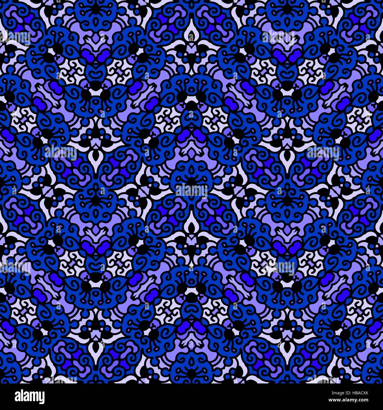 seamless blue pattern Stock Photo - Alamy