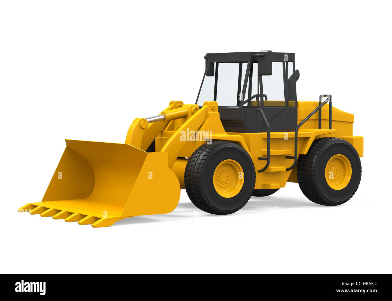 Wheel Loader Bulldozer Stock Photo Alamy