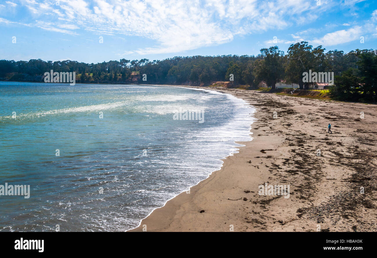 San Simeon Bay, Central California Stock Photo Alamy