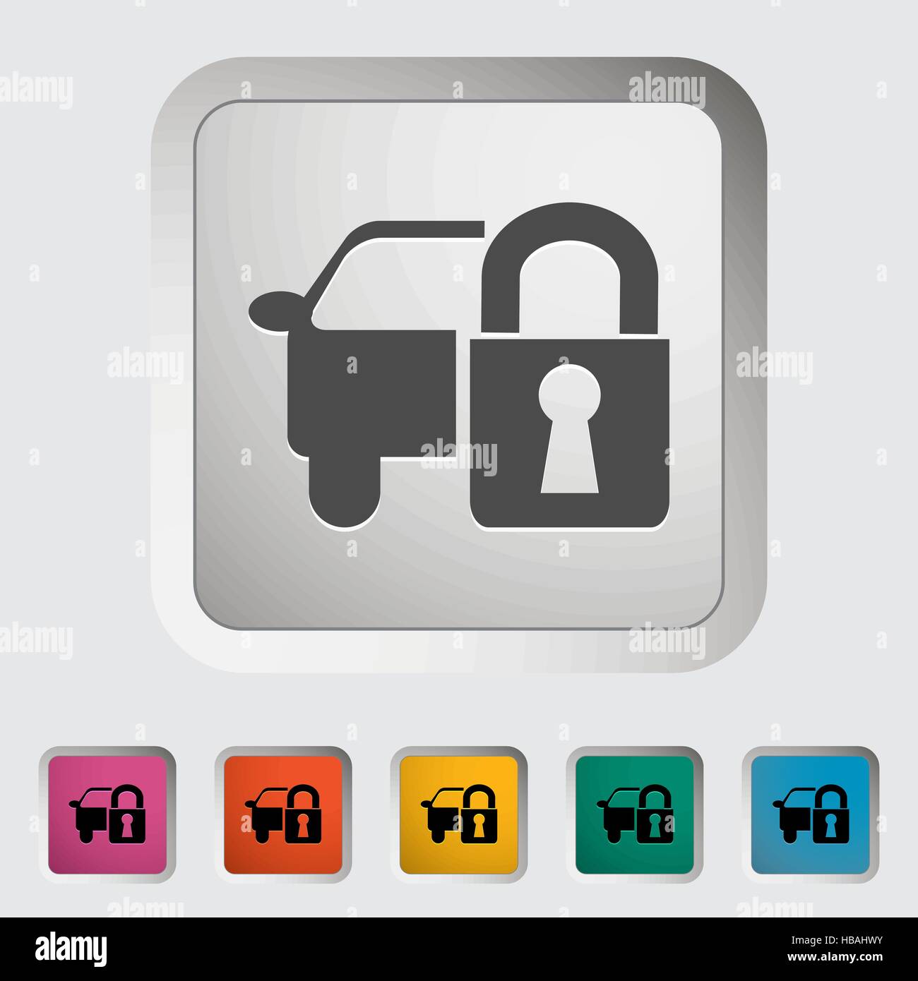 Locking car doors Stock Vector Image & Art Alamy