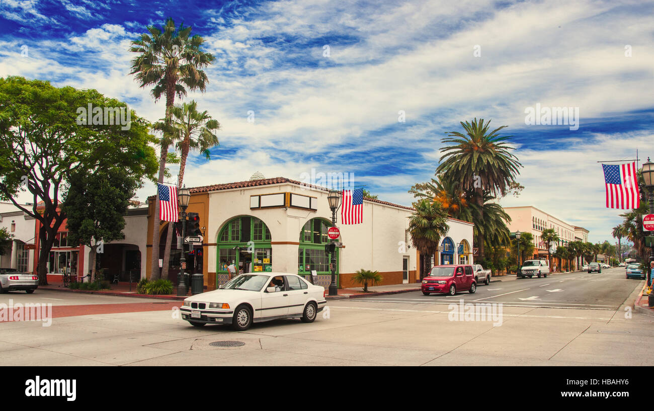 Santa Barbara California American Cities Photo Stock Photo Alamy