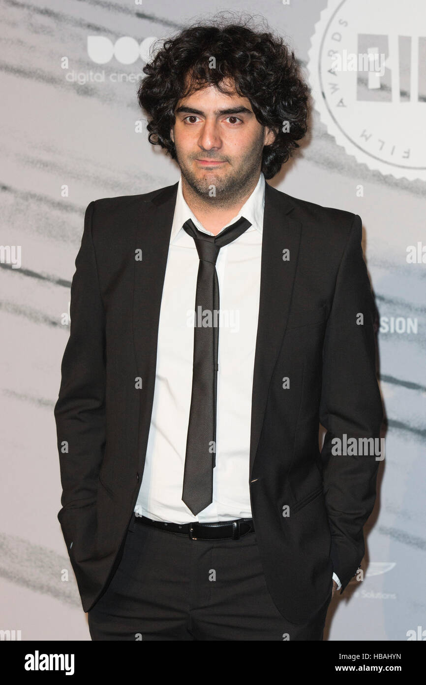 London, UK. 4 December 2016. Babak Anvari. Red carpet arrivals for the 2016 British Independent Film Awards at Old Billingsgate. Stock Photo