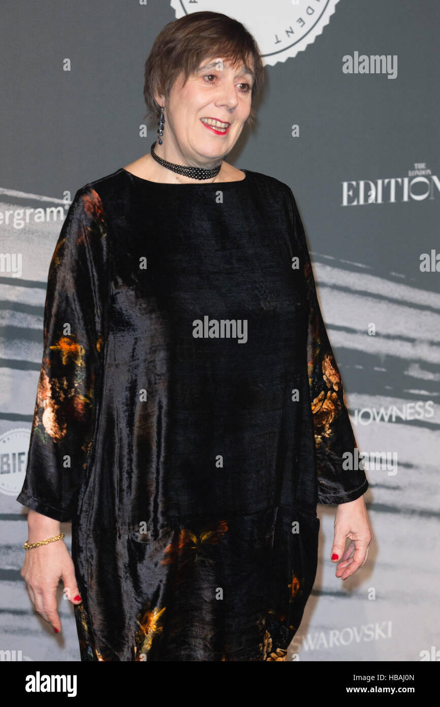 London, UK. 4 December 2016. Rebecca O'Brien. Red carpet arrivals for the 2016 British Independent Film Awards at Old Billingsgate. Stock Photo